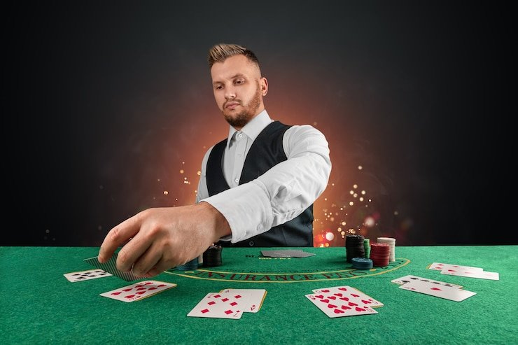 Tampilan meja Speed Baccarat kd slot dengan area taruhan dan chip